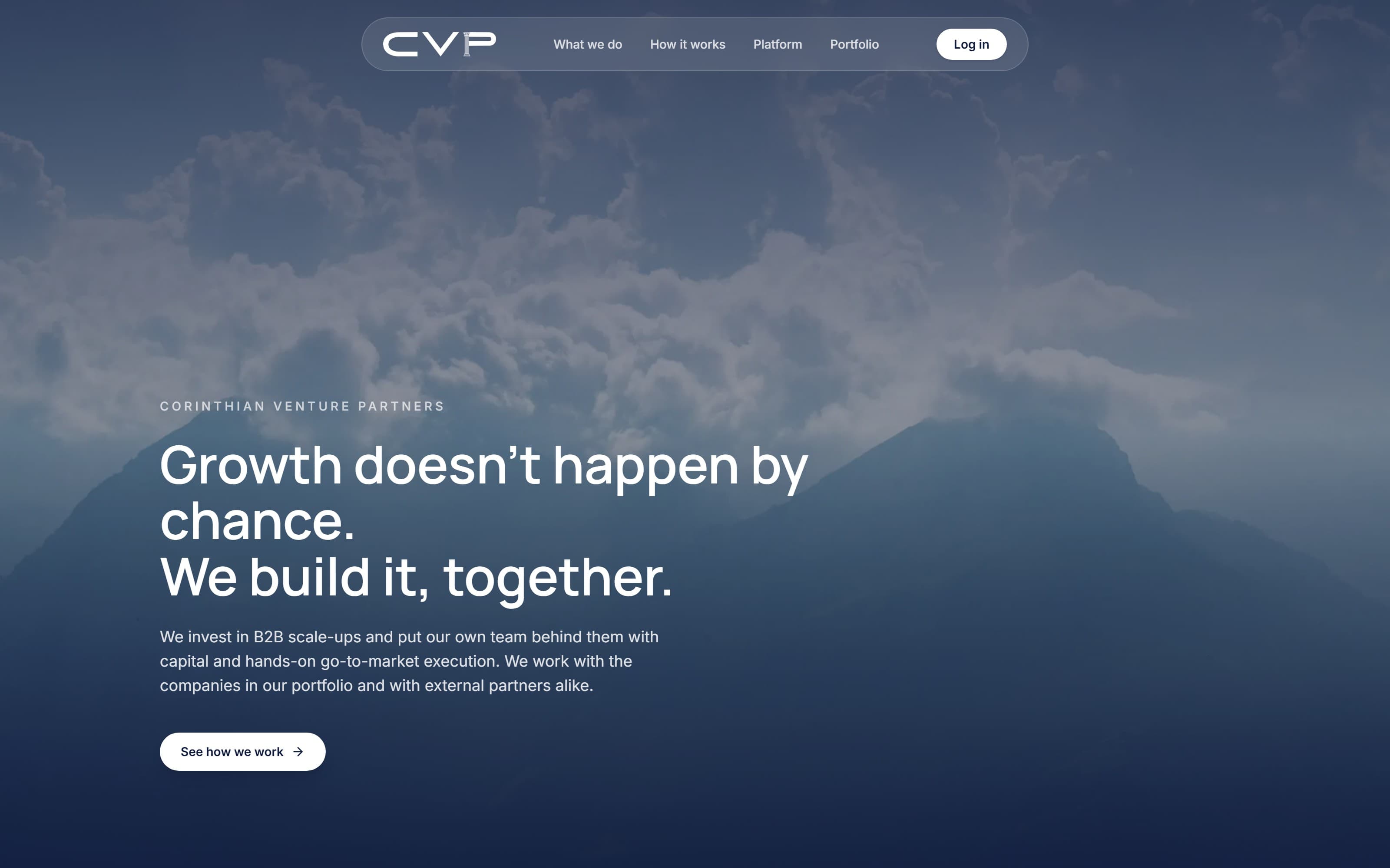 Skjermbilde av Corinthian Venture Partners
